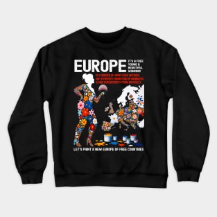 YRFoE - Young Rebellious Flowers of Europe Aparel Crewneck Sweatshirt